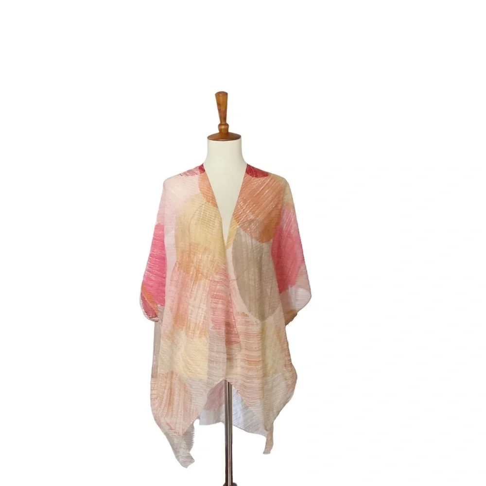 Kaleidoscope Pink Warm Points Shrug‎ Size OS